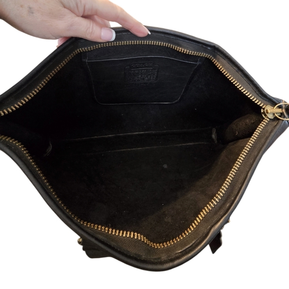 Coach Vintage 1980's Slim Satchel With Coach Dustbag In EUC - Picture 12 of 16